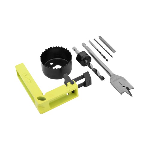 door lock installation kit ryobi wood latch tool depot tools locator mark center