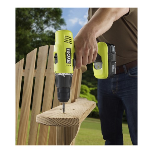 drill 18v lithium kit ryobi ion starter features feature chuck tools